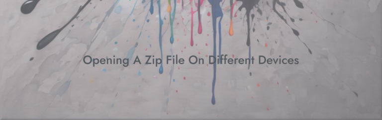 Opening A Zip File On Different Devices