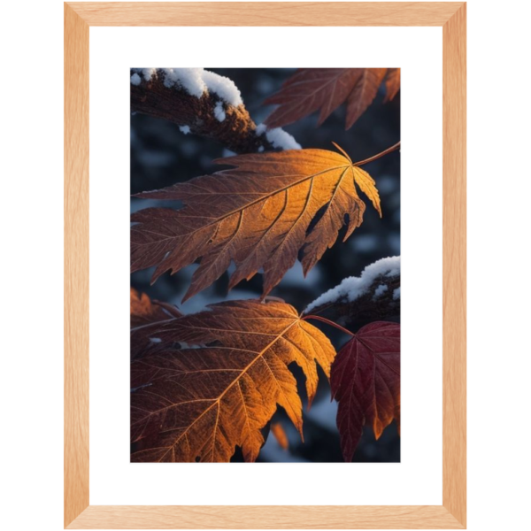 Autumn Leaves With First Day Snow - Image 7