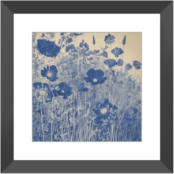 Botanical Blue Poppy - Image 2