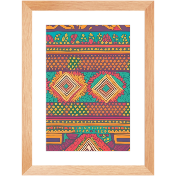 Colorful African Tribal Pattern - Image 5