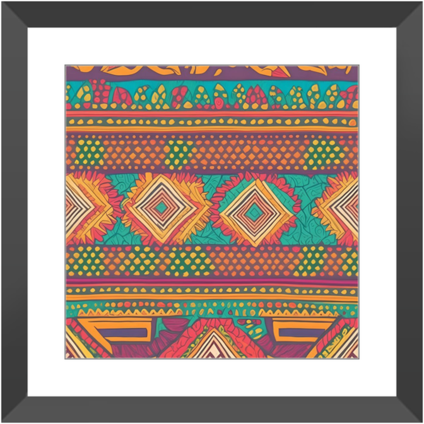 Colorful African Tribal Pattern - Image 9