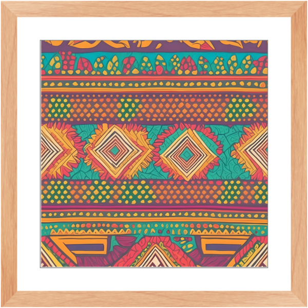 Colorful African Tribal Pattern - Image 12