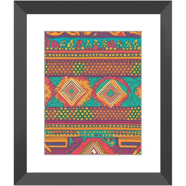 Colorful African Tribal Pattern - Image 4