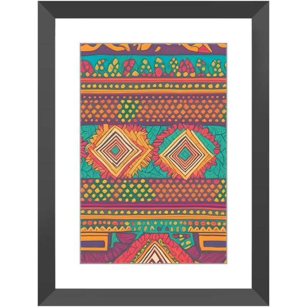 Colorful African Tribal Pattern - Image 7