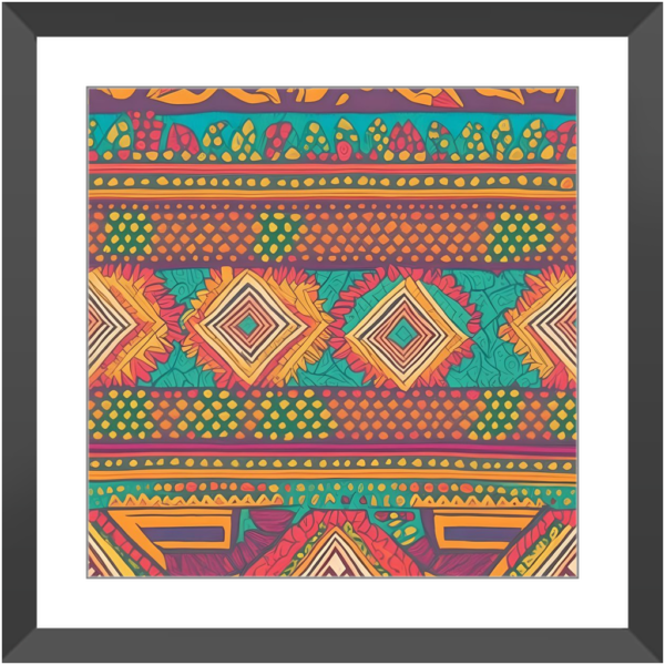 Colorful African Tribal Pattern - Image 13