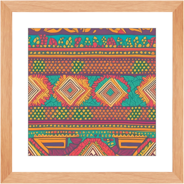 Colorful African Tribal Pattern - Image 8