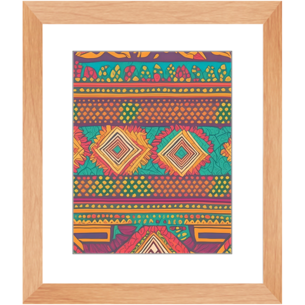 Colorful African Tribal Pattern - Image 3